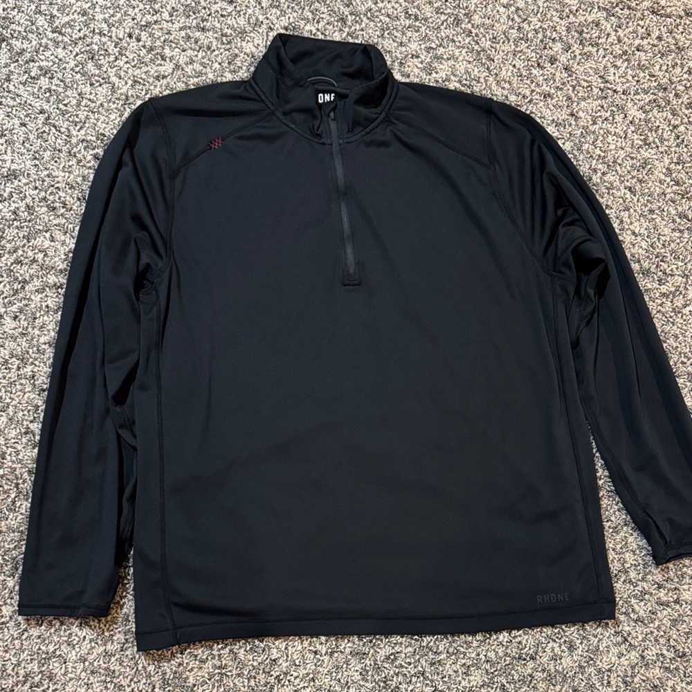 Rhone Men's Dark Quarter-Zip Jacket